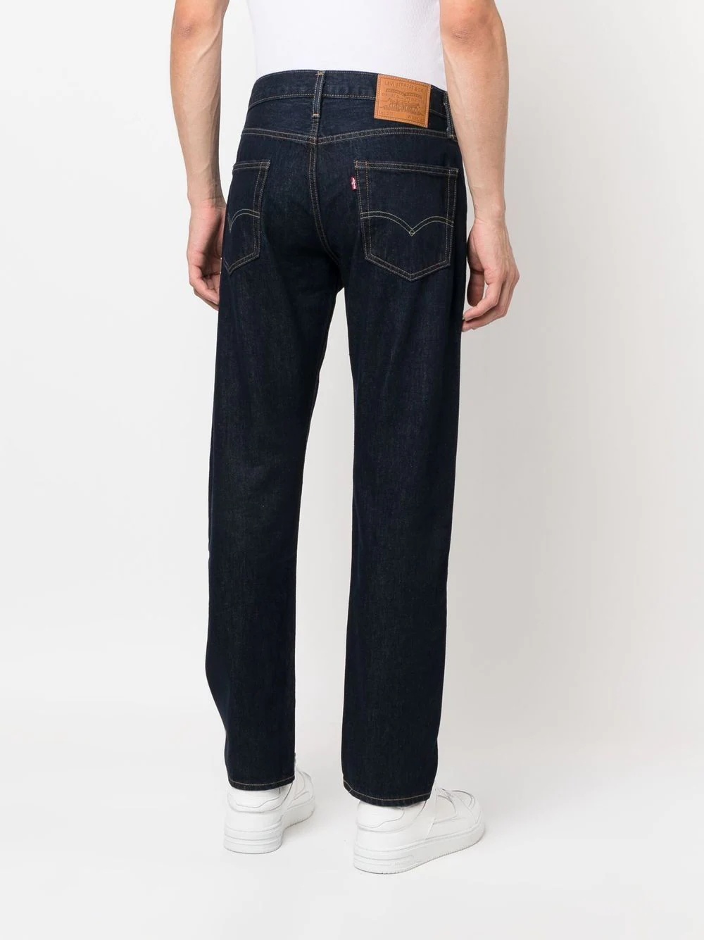 straight-leg mid-rise jeans - 4