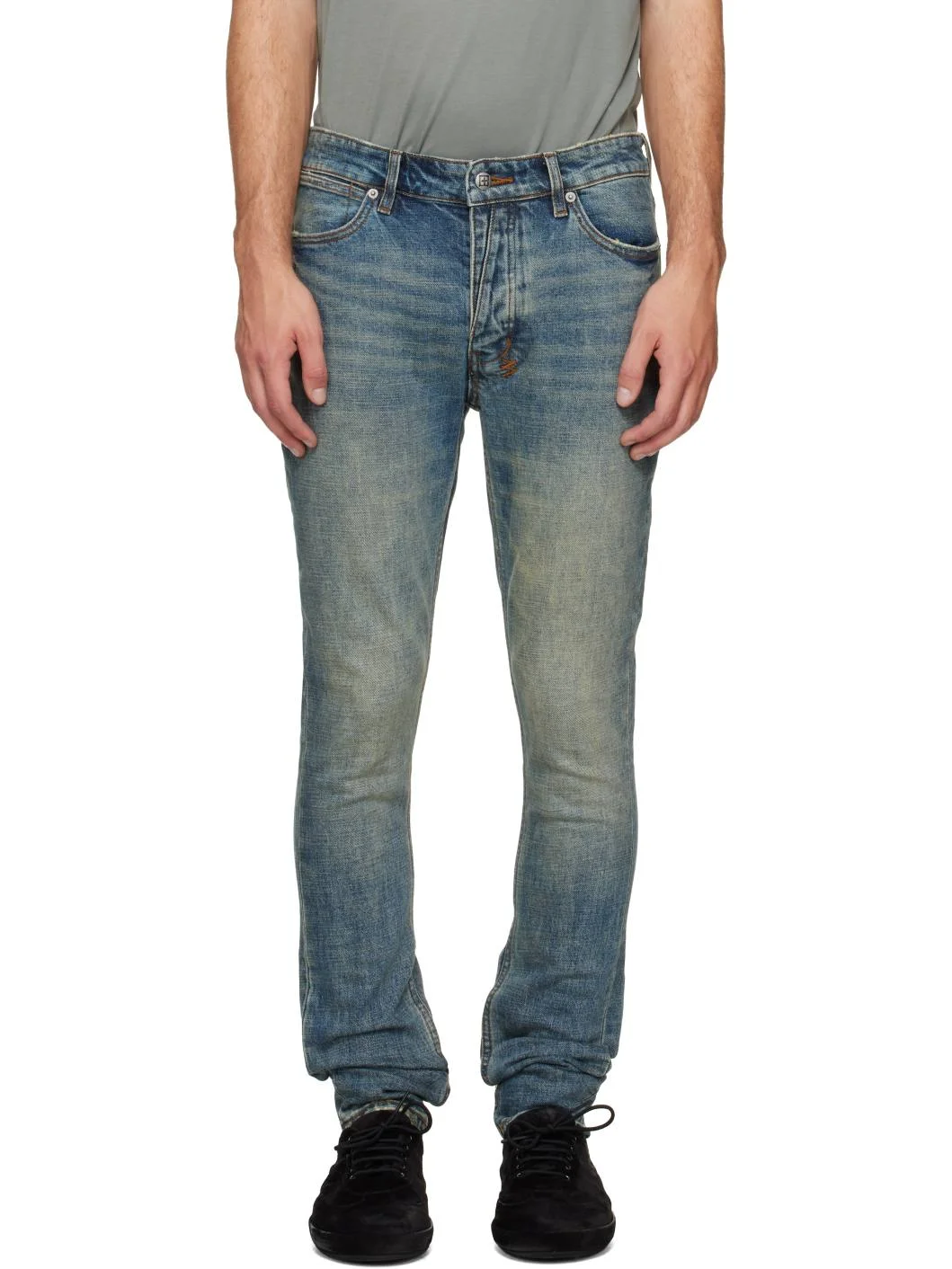 Blue Van Winkle Re-Up Jeans - 1