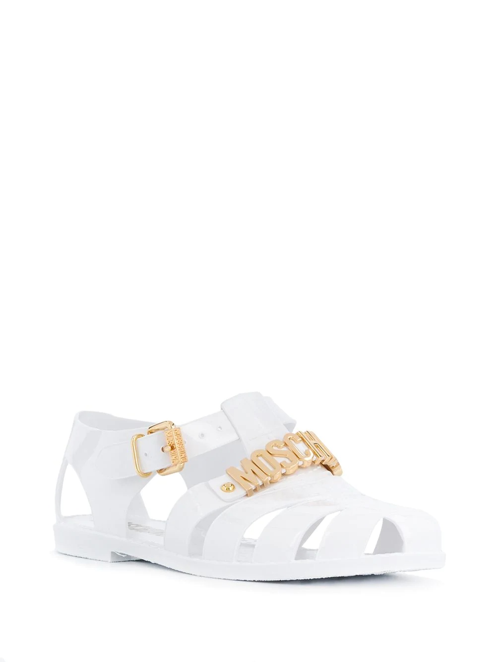 logo jelly sandals - 2