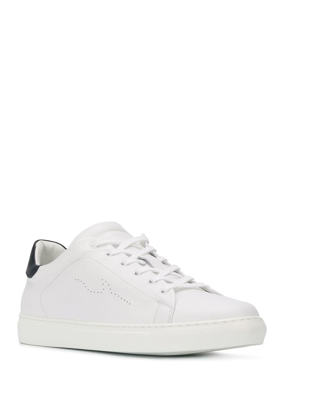 leather tennis sneakers - 2