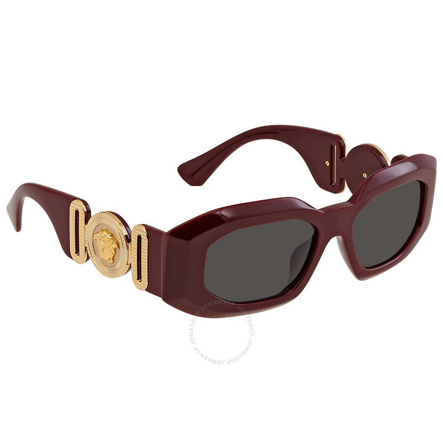 Versace Dark Gray Irregular Men's Sunglasses VE4425U 536587 53 - 2