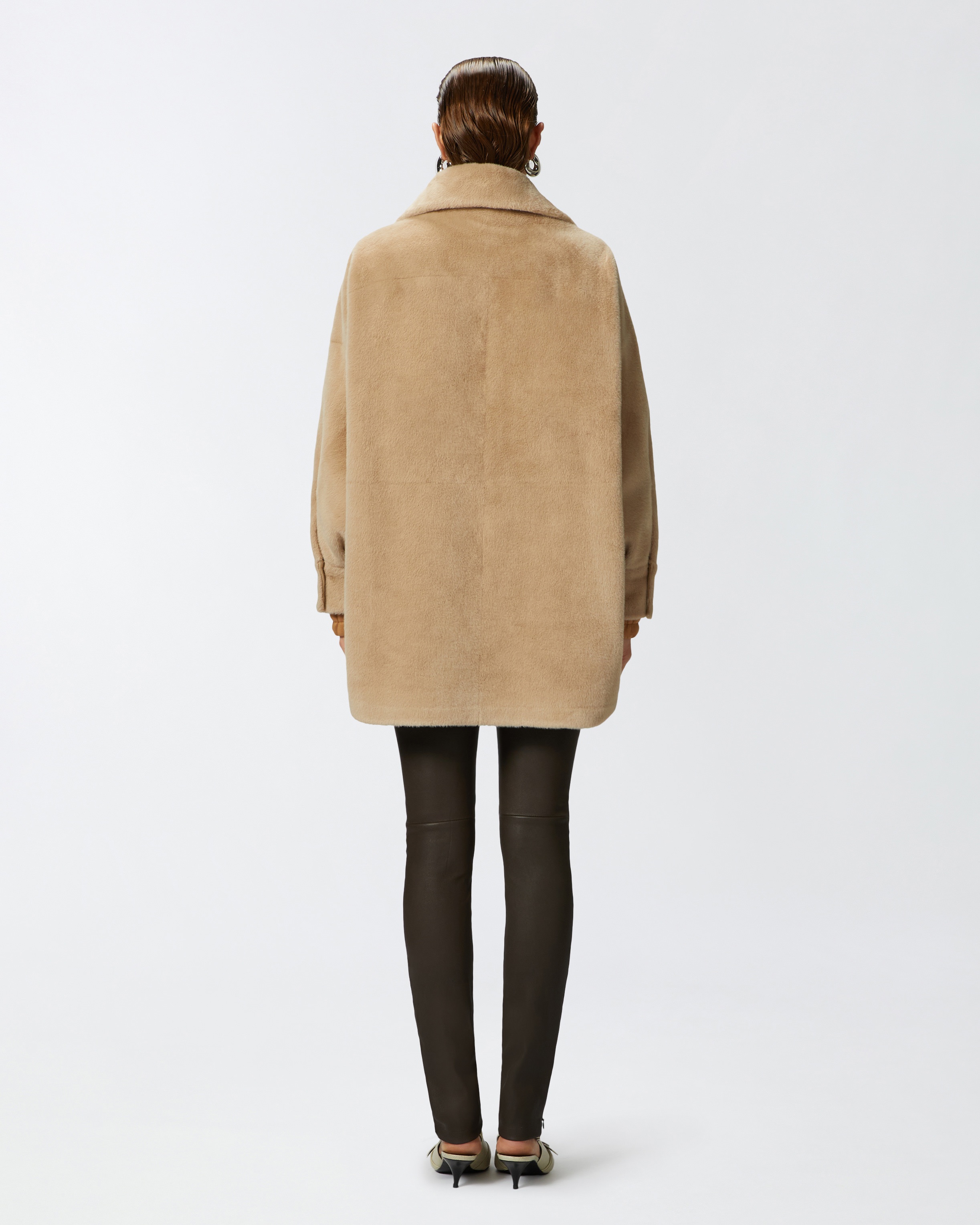 SOFT SHEEPSKIN-EFFECT SHACKET - 4