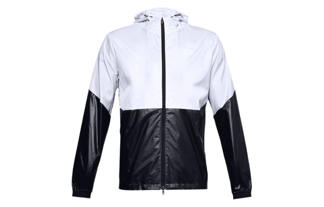 Under Armour Recover Legacy Hoodie Jacket 'White Black' 1353370-100 - 3