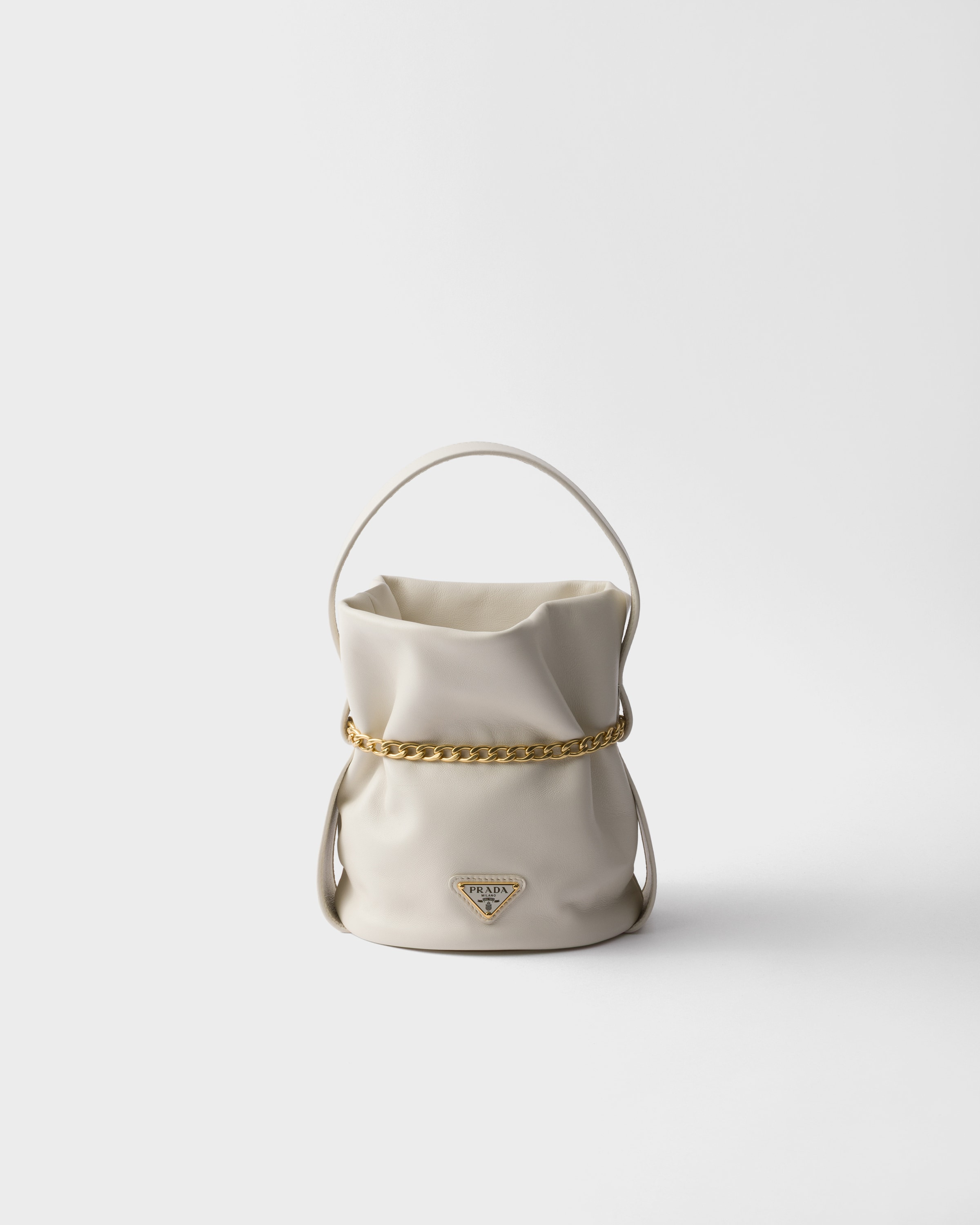 Petit Sac Noir nappa leather mini-bucket bag - 3