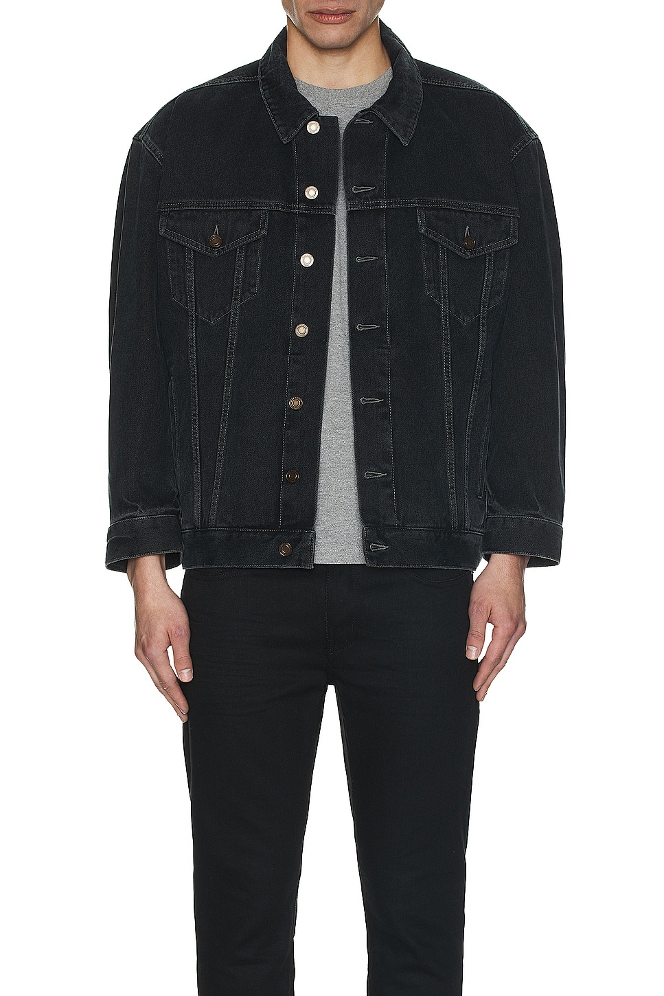 Egg Shape Denim Jacket - 3