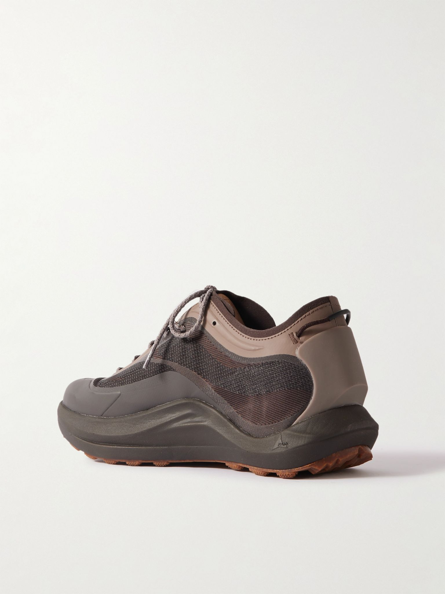 Sella Rubber-Trimmed ProWave Jacquard Trail Sneakers Black - 4