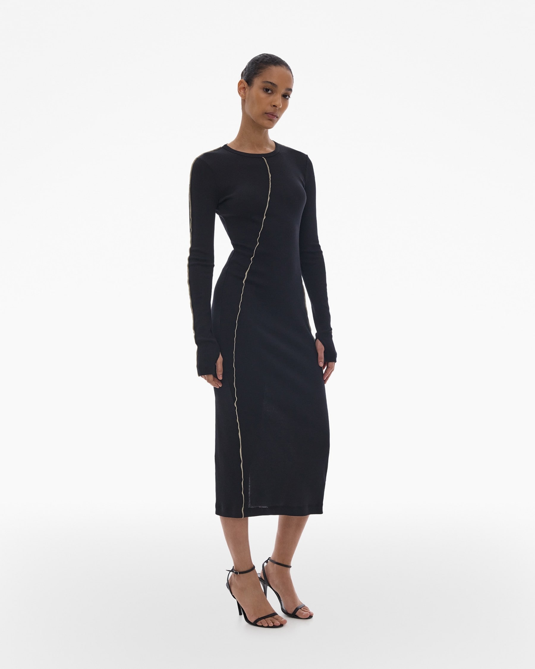 TWISTED MIDI DRESS - 5