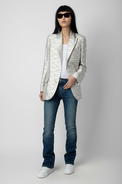 Zadig & Voltaire Vicka Wings Jacquard Blazer outlook