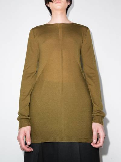 Rick Owens Level crew neck sweatshirt outlook