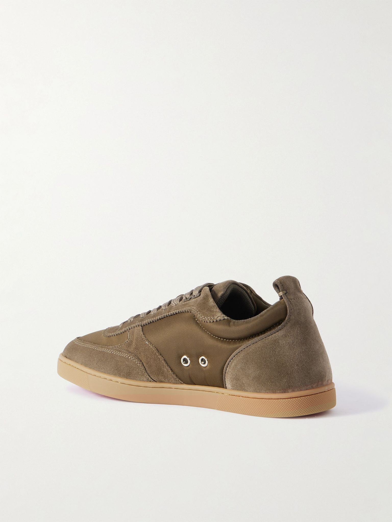 Tutti Rui Suede and Shell Sneakers Brown - 4