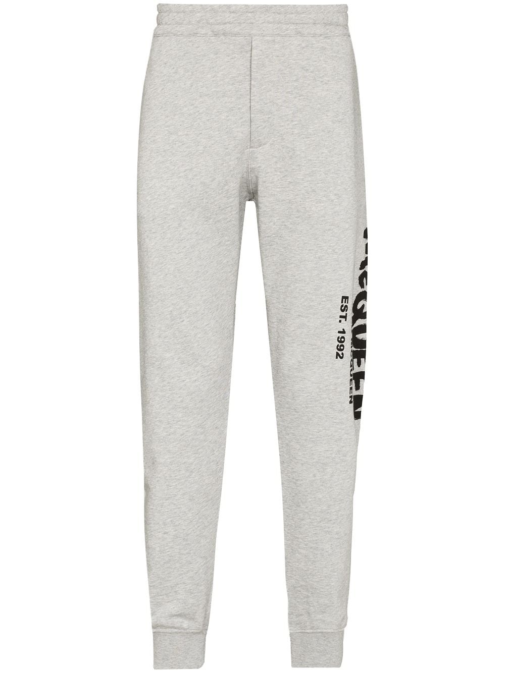 graffiti-print track pants - 1