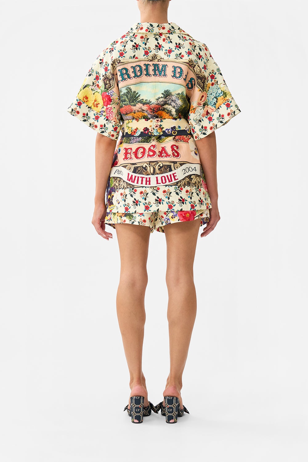 DOUBLE BREASTED SHORT SLEEVE JACKET - 3