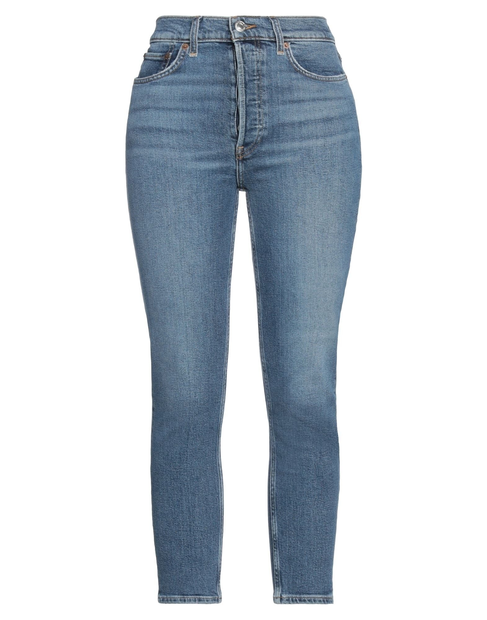 Blue Women's Denim Pants - 1