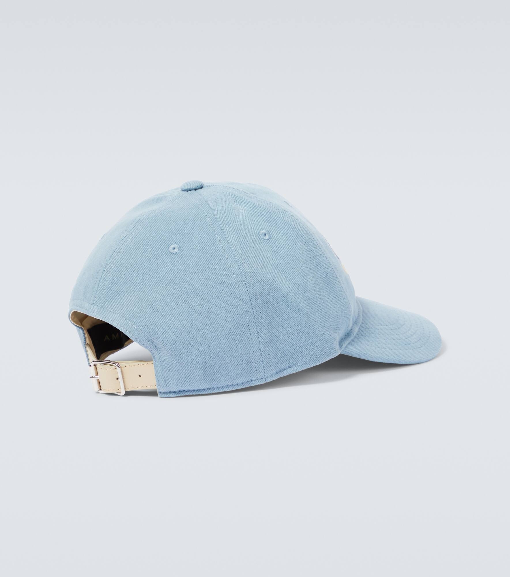 Logo cotton canvas baseball cap - 2