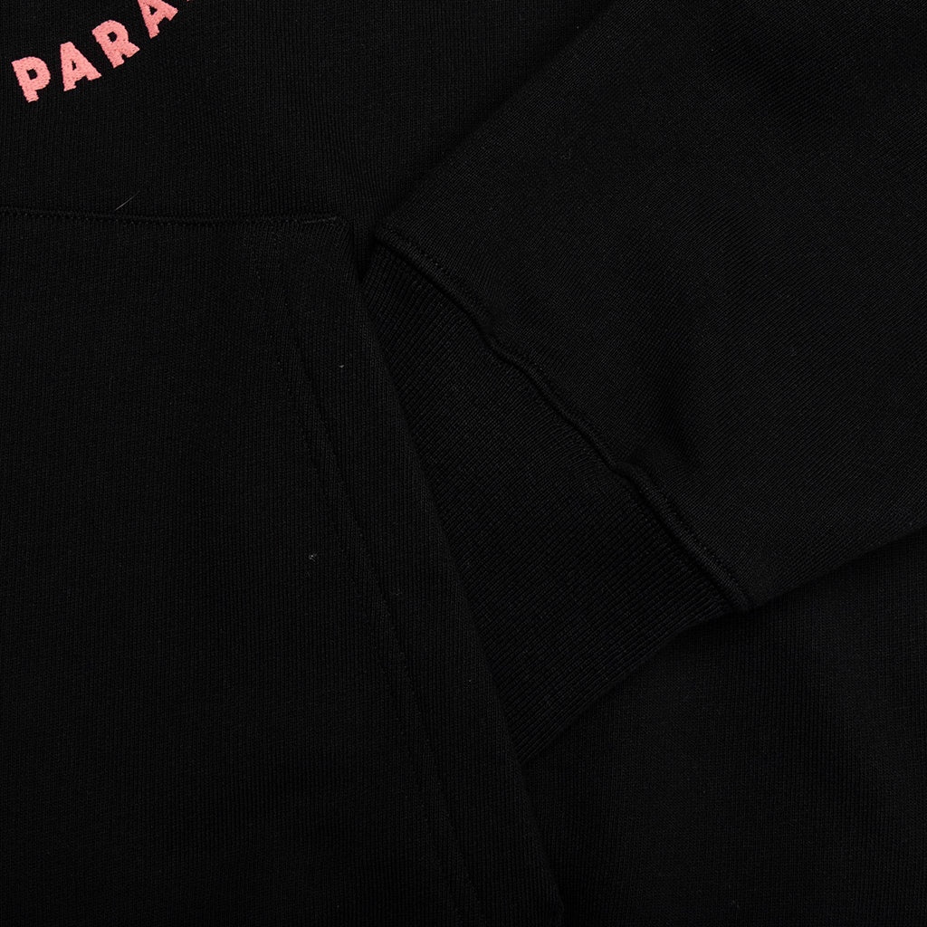 FLEECE HOODIE WITH UNICORNS EMBROIDERY - BLACK - 4