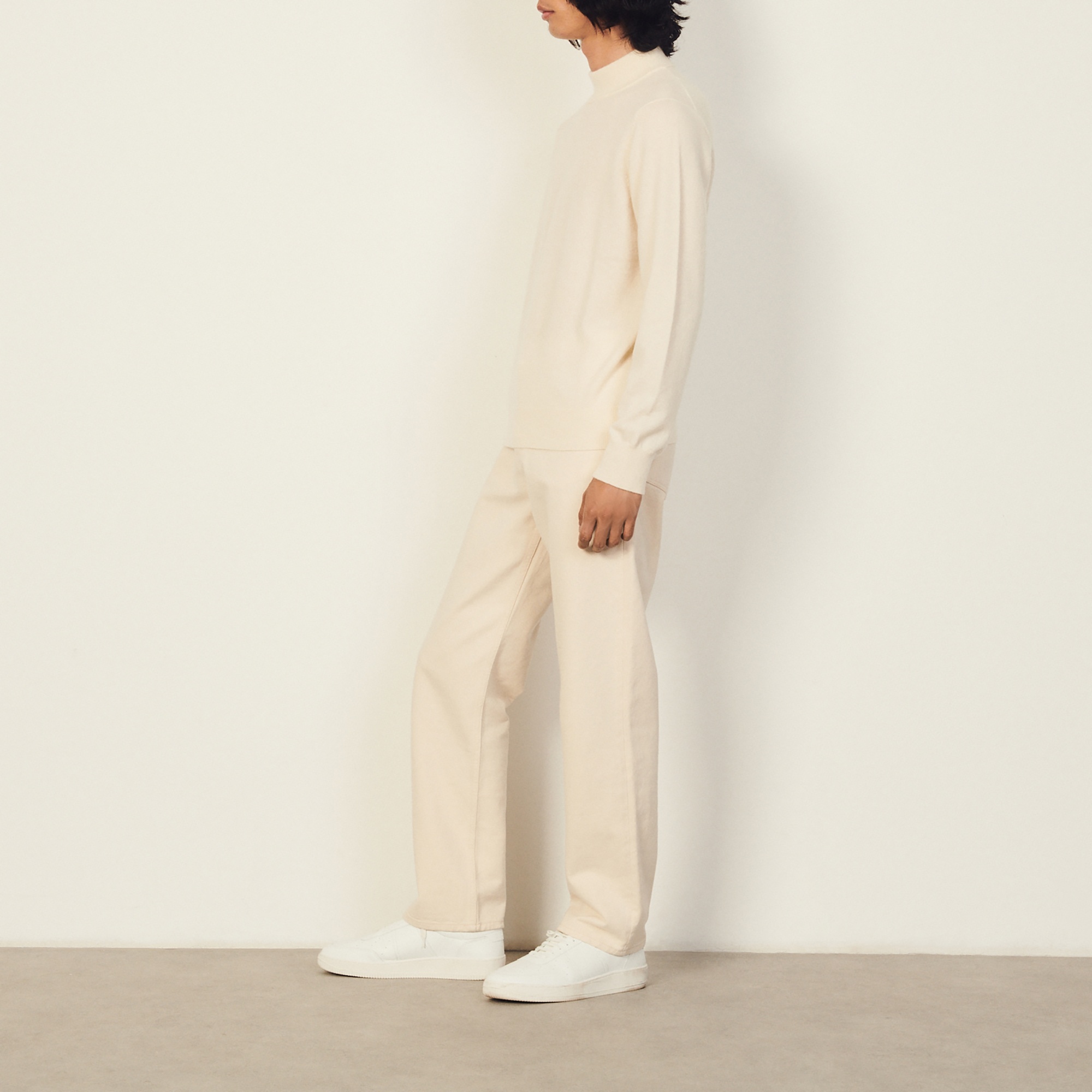 Cashmere funnel neck sweater - 4