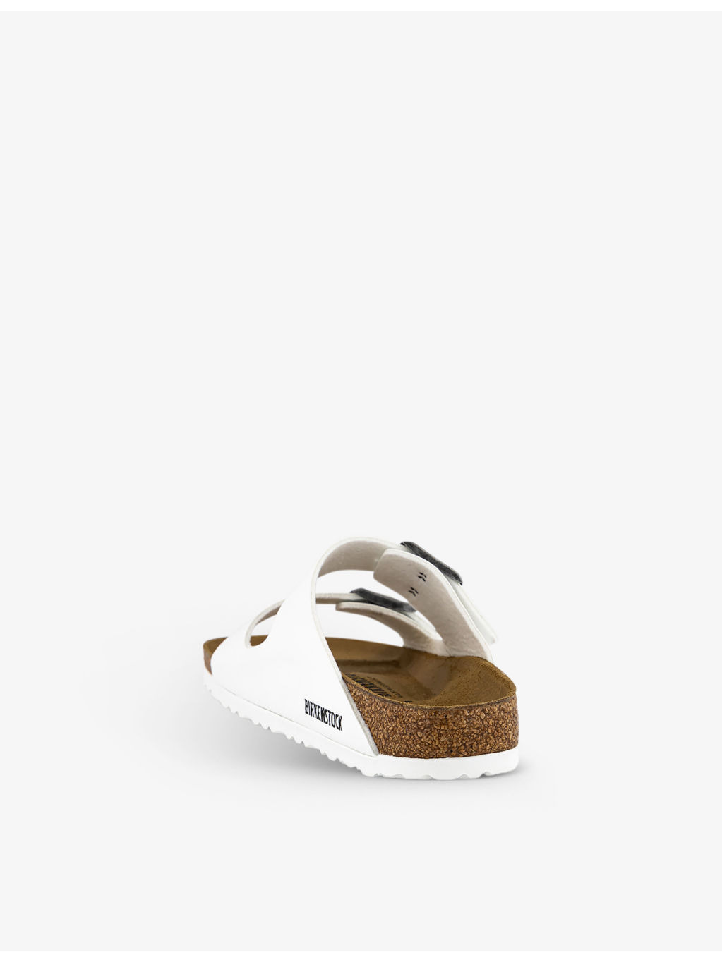 Arizona two-strap patent faux-leather sandals - 4
