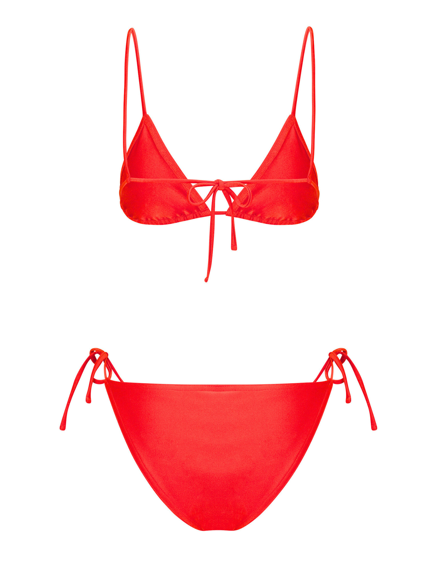 RED TIE BIKINI BOTTOM - 2