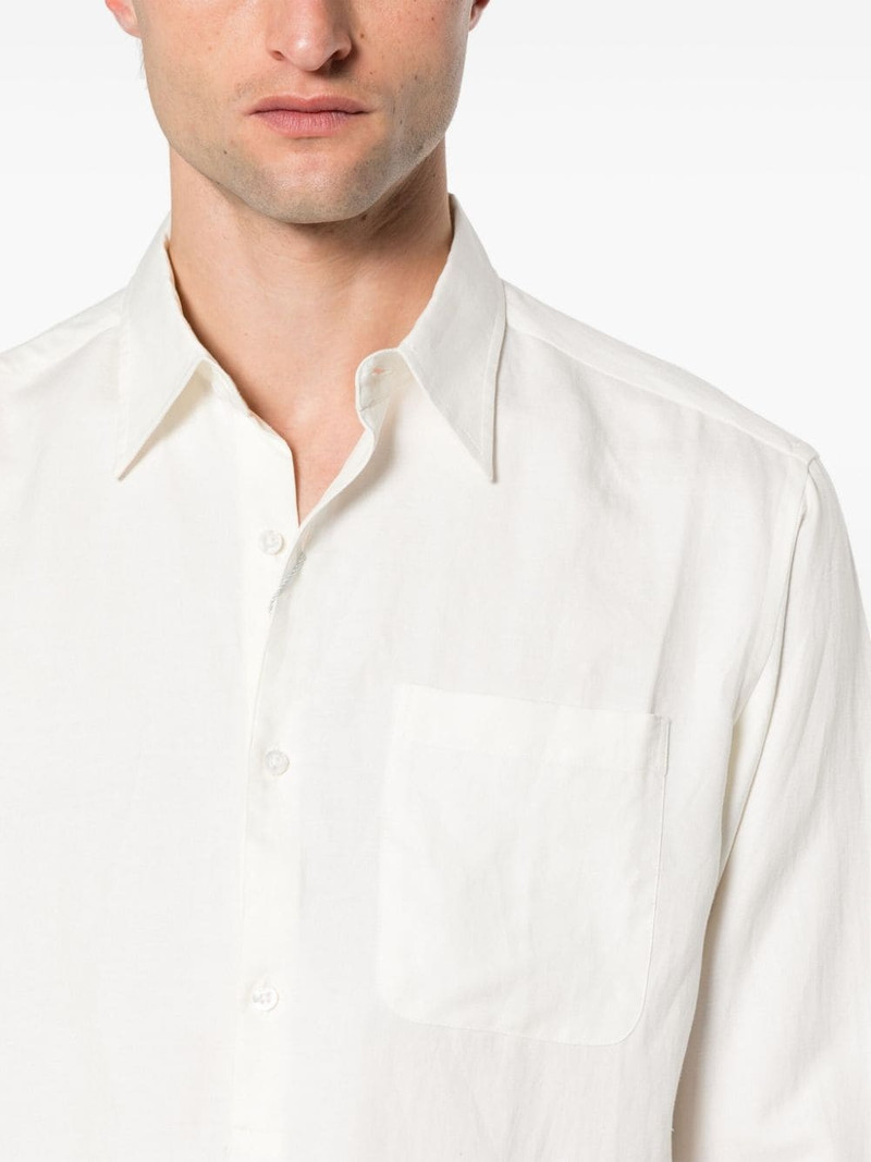 poplin silk-blend shirt 5