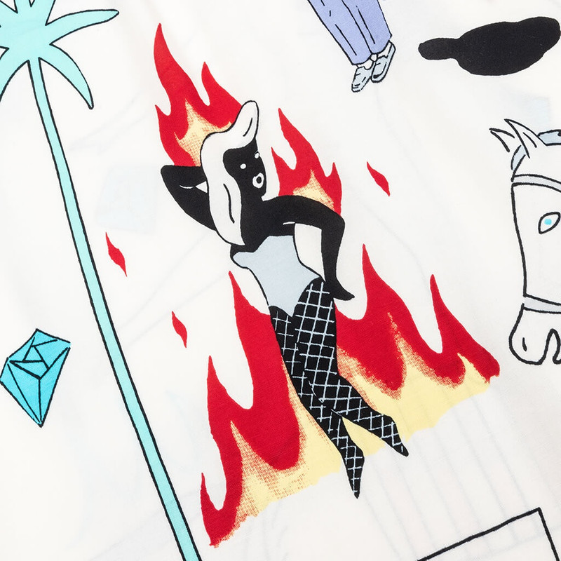 HAWAIIAN S/S SHIRT TYPE-8 - WHITE 3