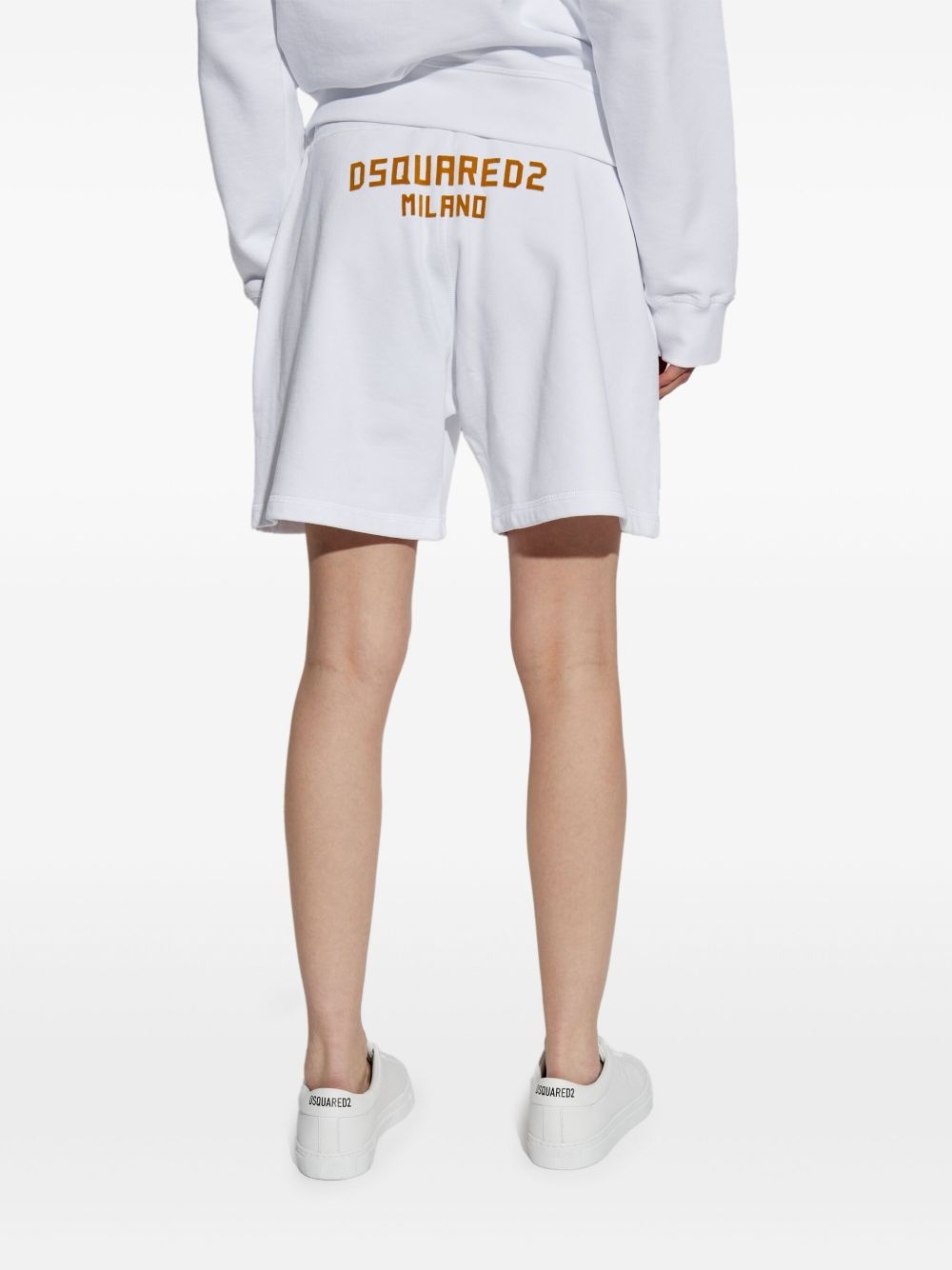 printed track shorts - 4