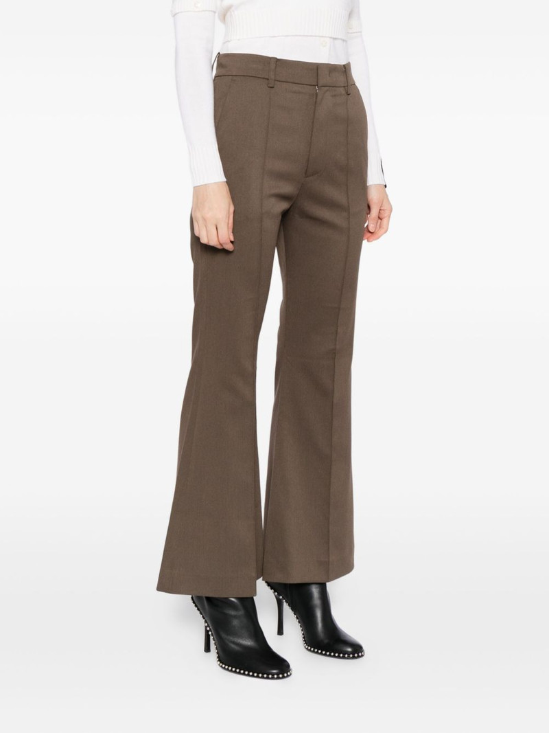 flared basic trousers 3