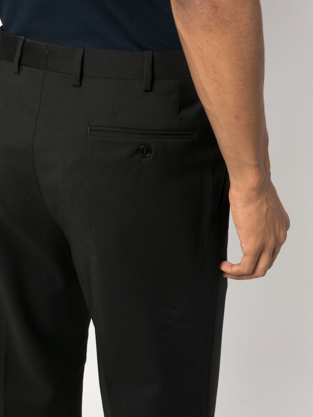 tailored straight-leg trousers - 5