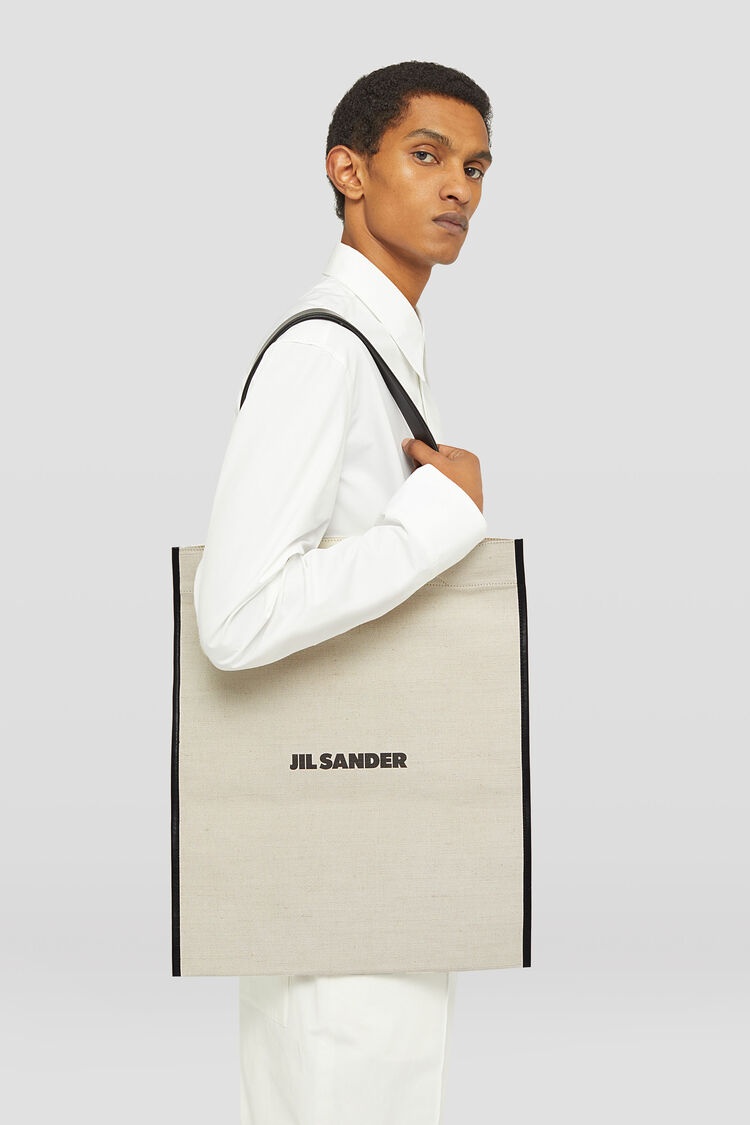 Jil Sander flat shopper medium tote bag | farfetch | REVERSIBLE