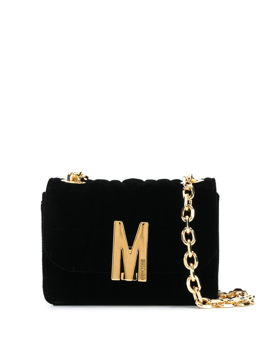 monogram quilted shoulder bag - 1