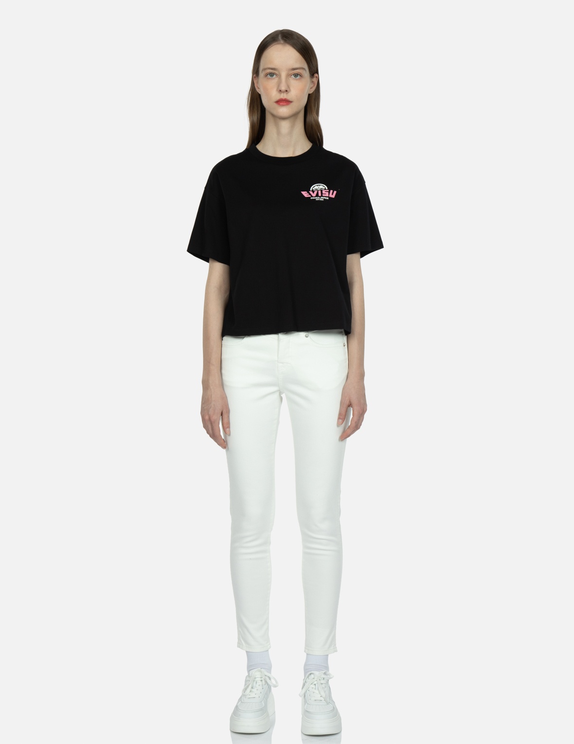 FORTUNE CAT WITH TAIKO DARUMA PRINT T-SHIRT - 6