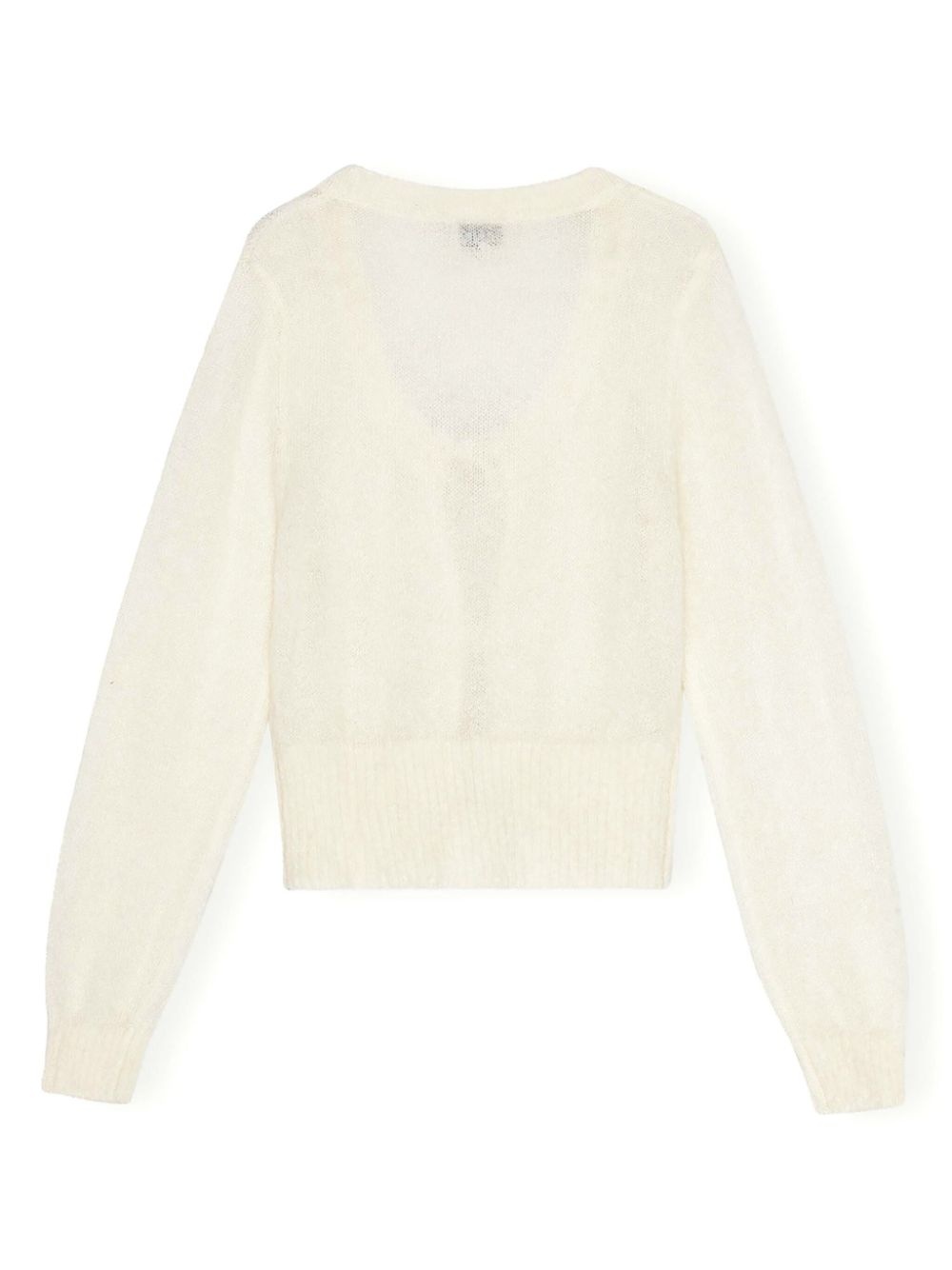 bow detailing long sleeve cardigan - 6