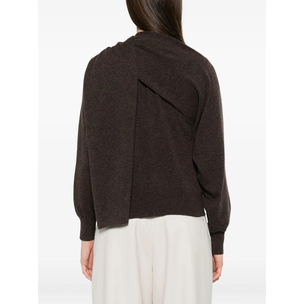 Ferragamo Brown Knitwear - Cardigans Women - 5