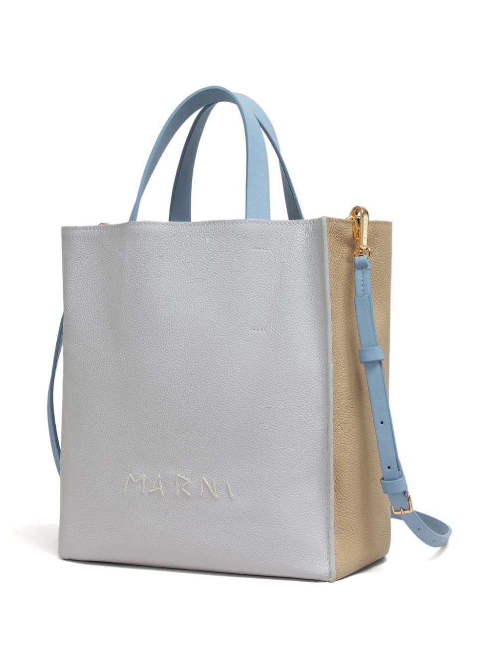 contrasting tote bag - 5