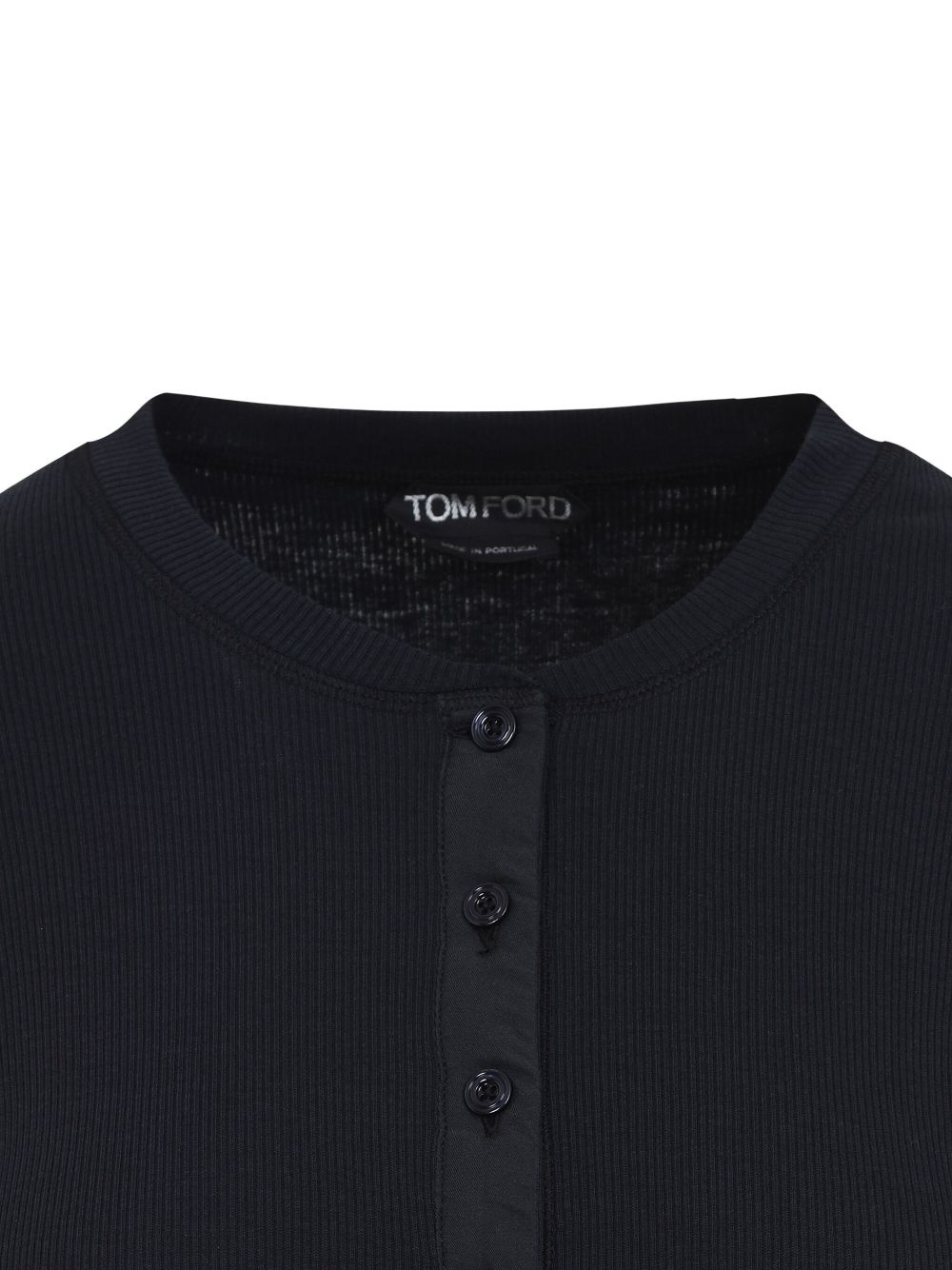 ribbed-knit T-shirt - 3