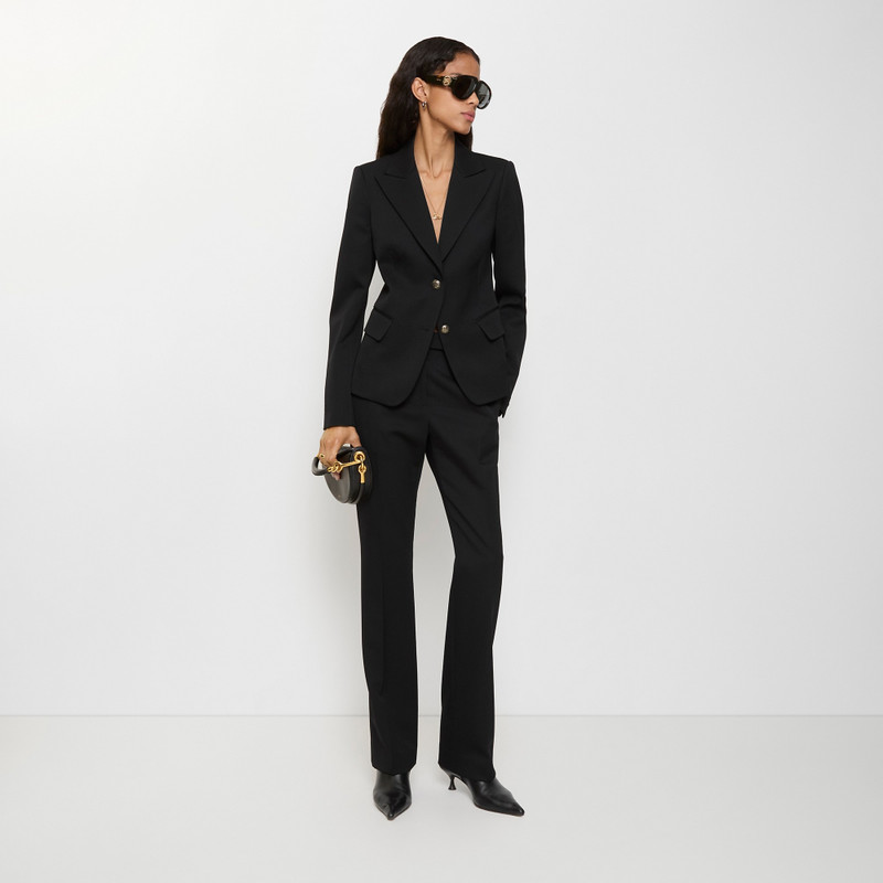 Burberry Grain de Poudre Wool Tailored Trousers outlook