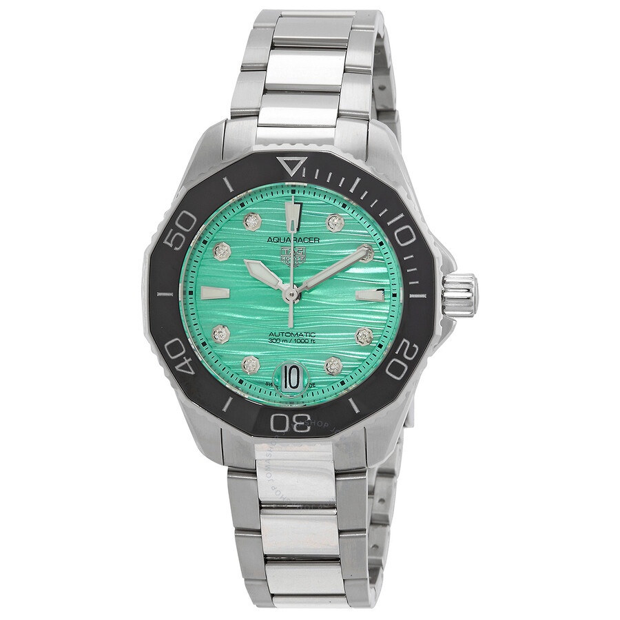 TAG Heuer Tag Heuer Aquaracer Automatic Diamond Green Dial Ladies