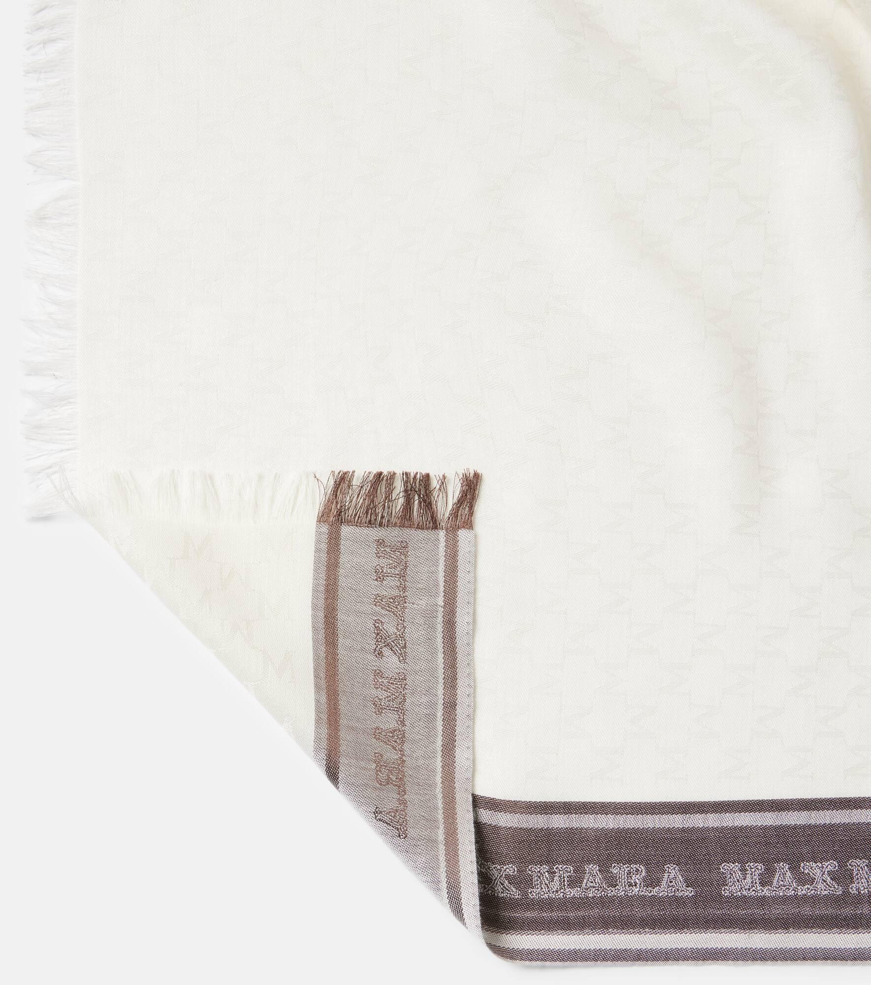 Madre silk, cashmere, and wool scarf - 5