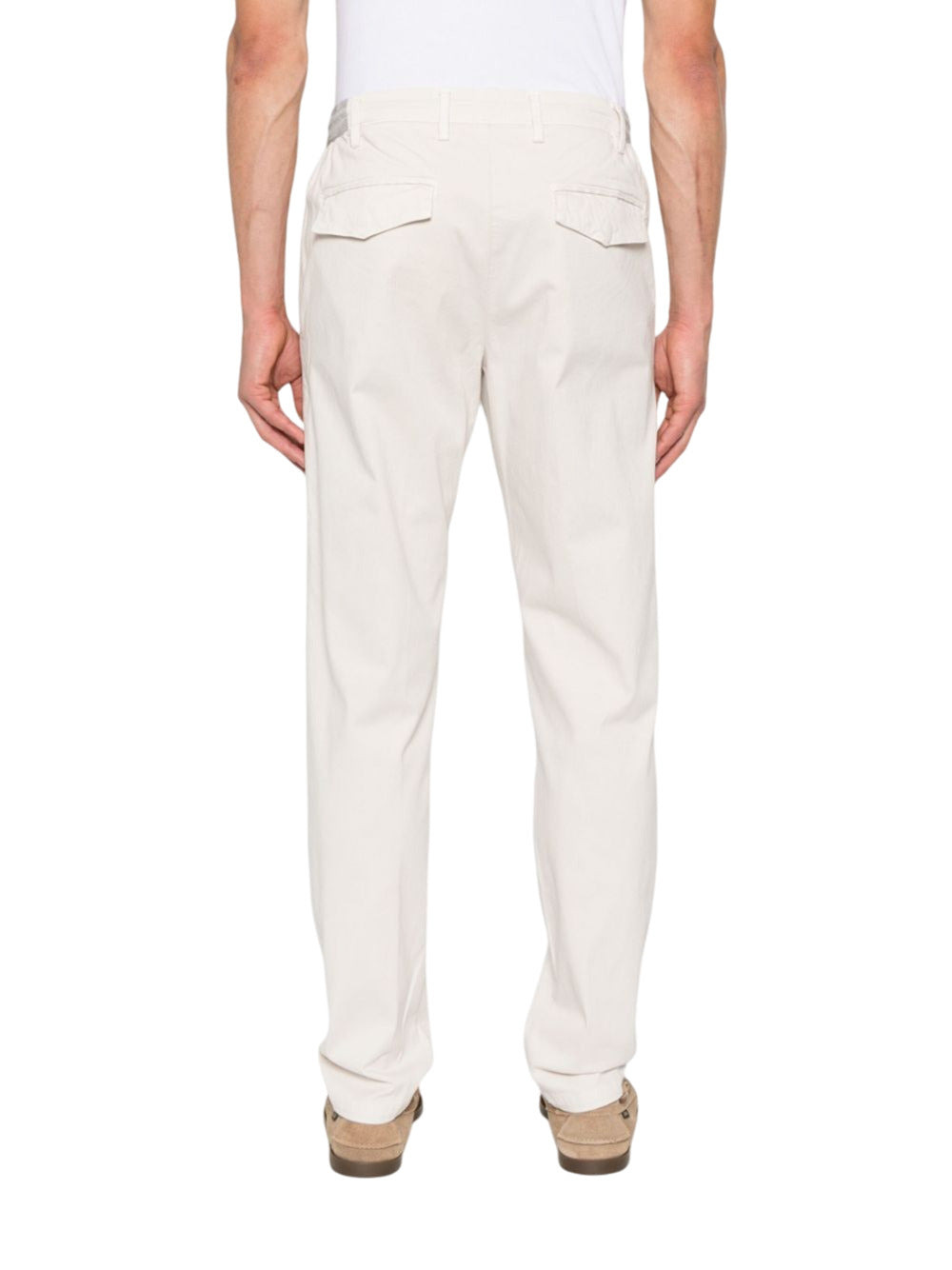 ELEVENTY - Eleventy Men Drawstring Trousers In Light Beige - 2