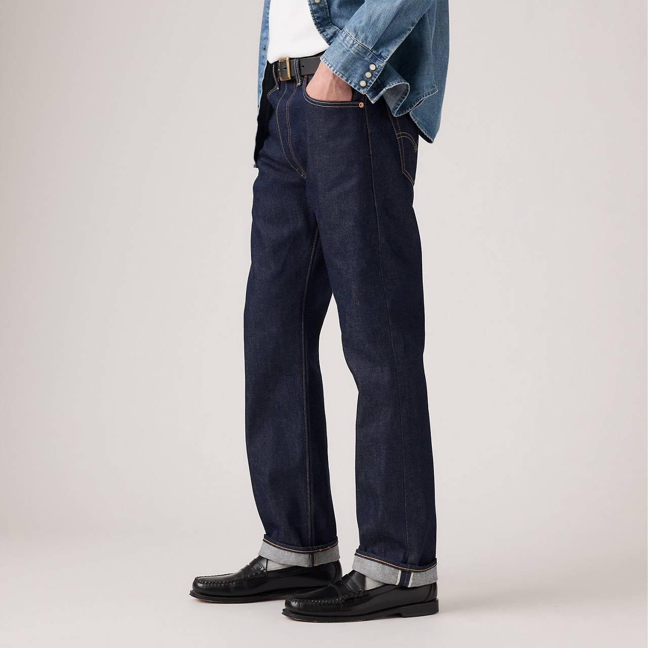 501® ORIGINAL FIT SELVEDGE MEN'S JEANS - 4