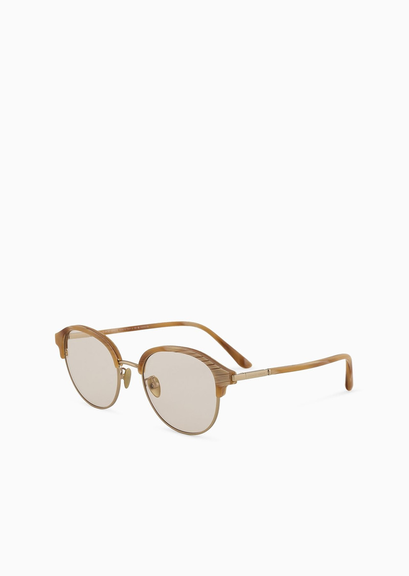 GIORGIO ARMANI Men’s Panto sunglasses outlook