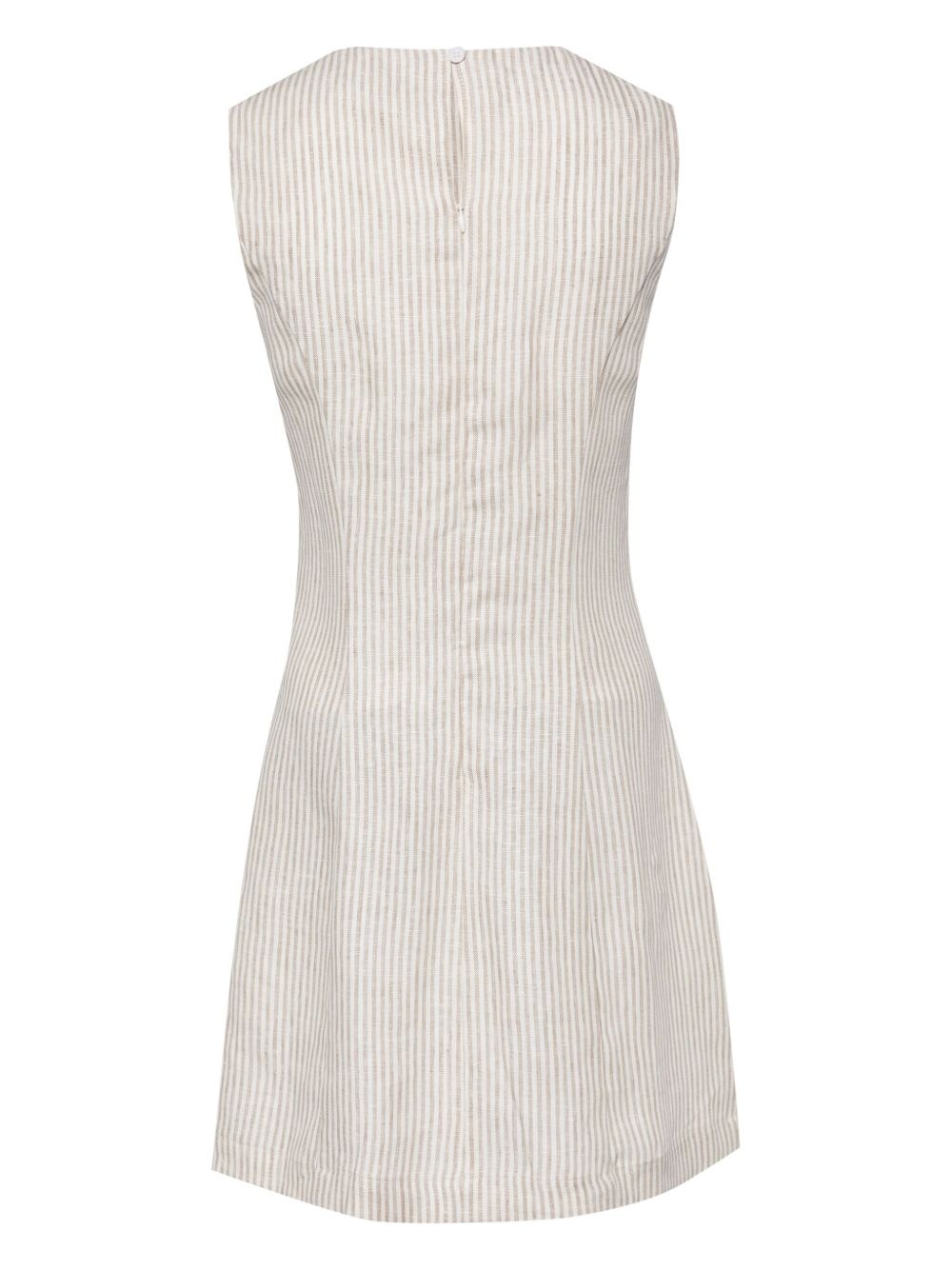 Citron linen dress - 2