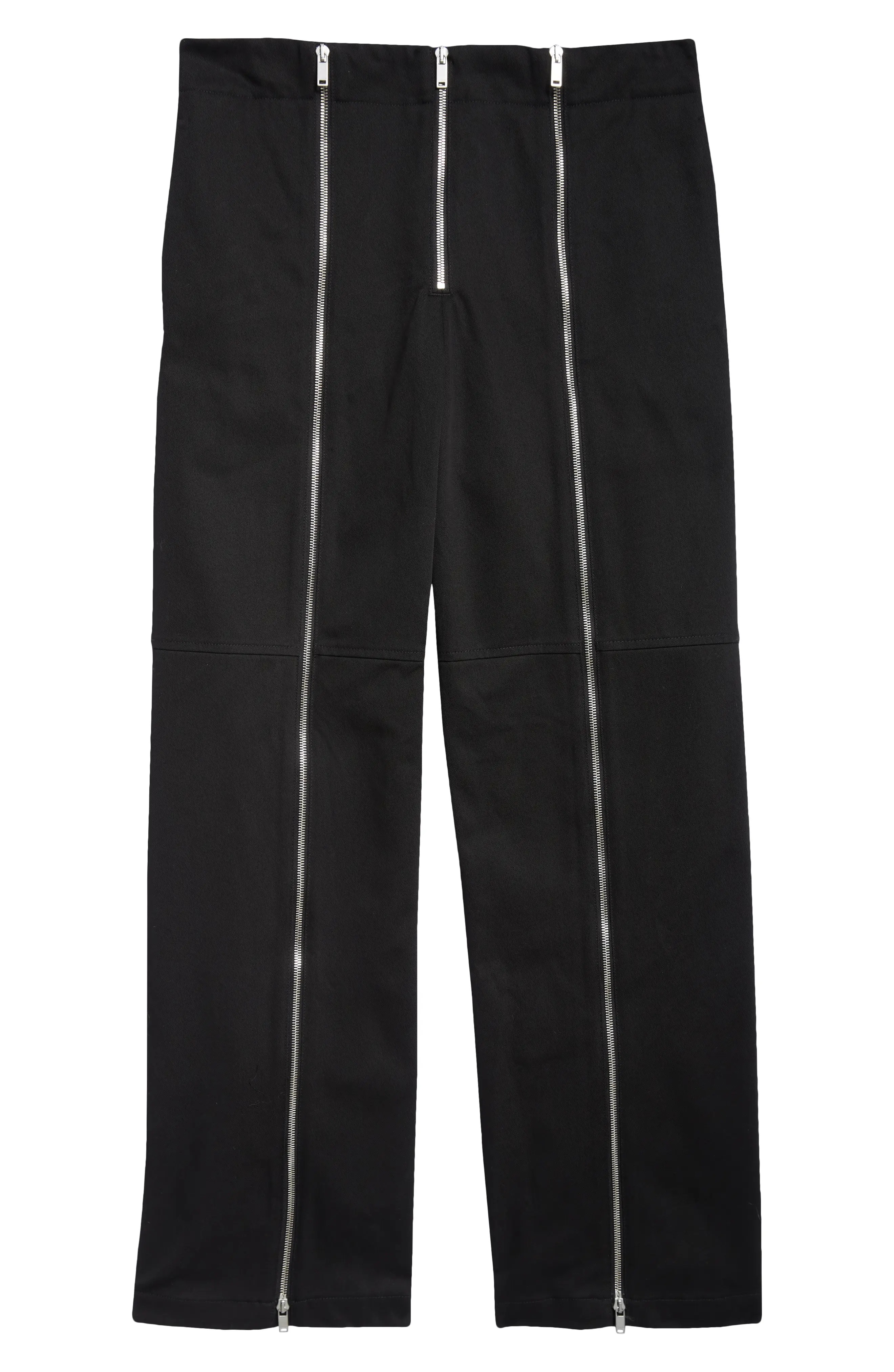 Zip Detail Cotton Pants - 6