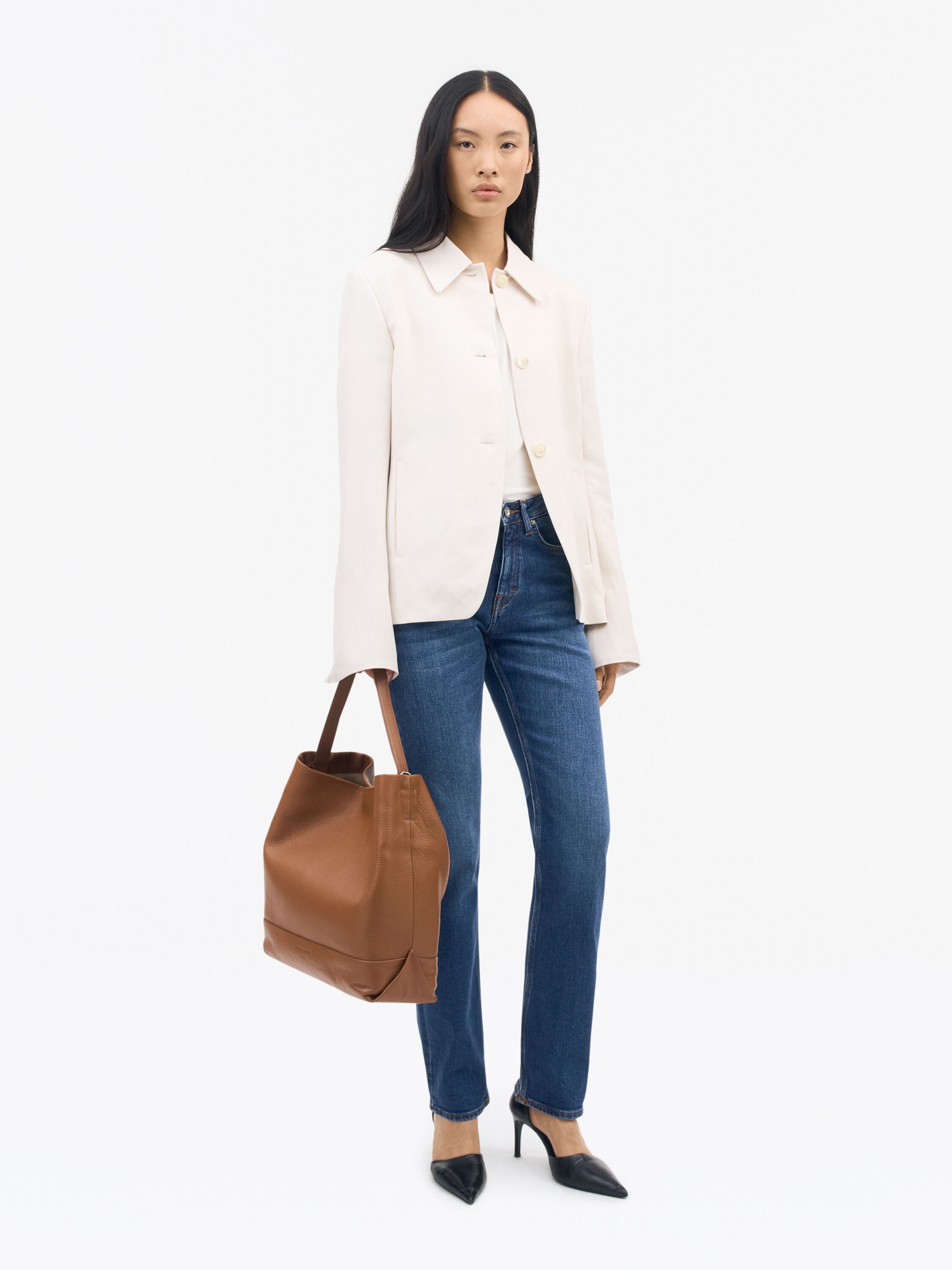 Cesano Leather Tote Bag - 4