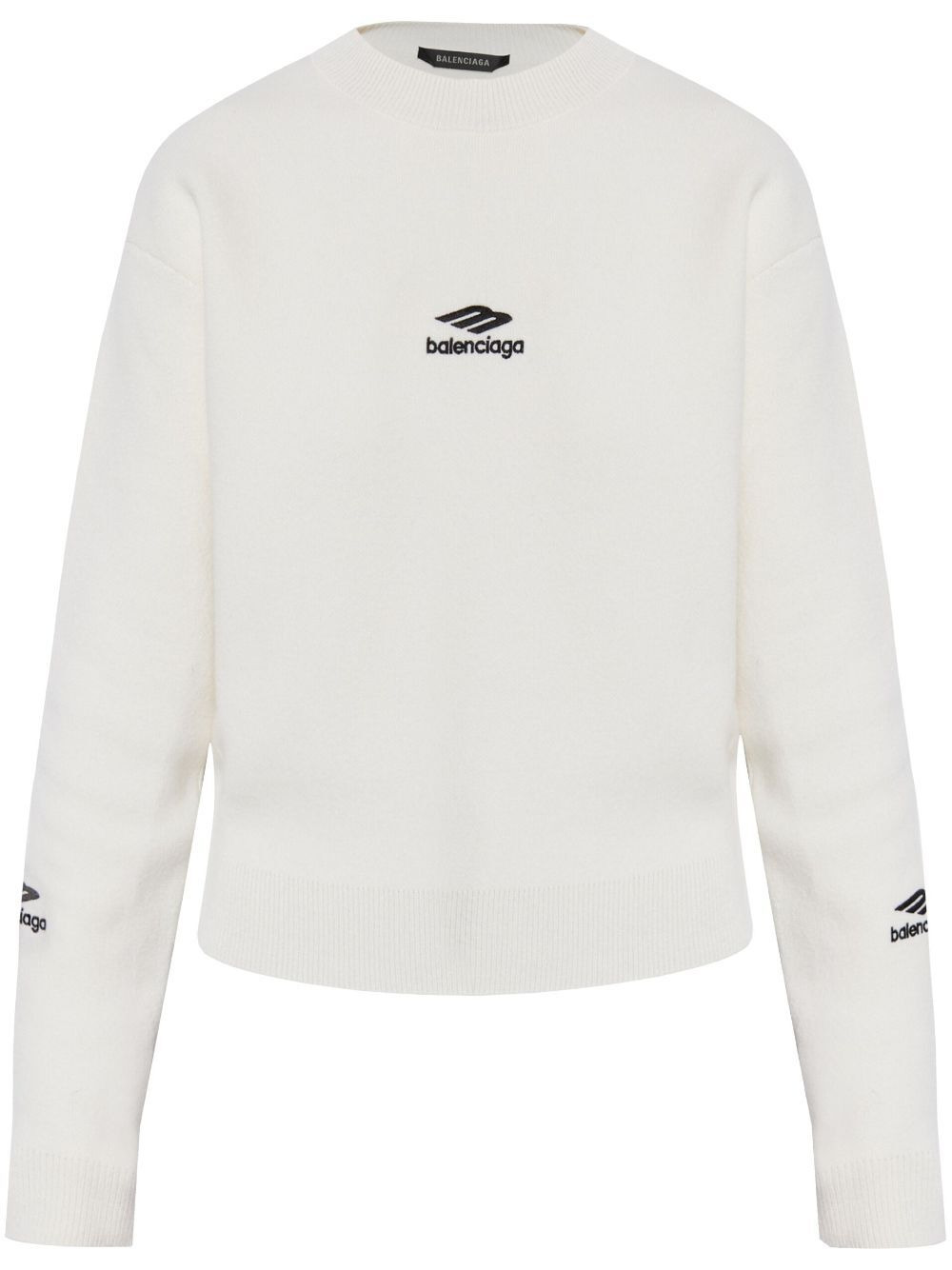 Balenciaga Women Wool Knitted Ski Crewneck - 3