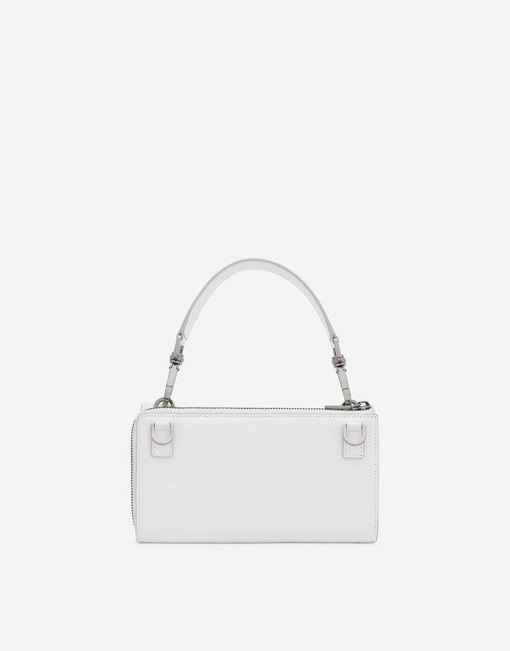 Calfskin nappa minibag with DG logo - 4