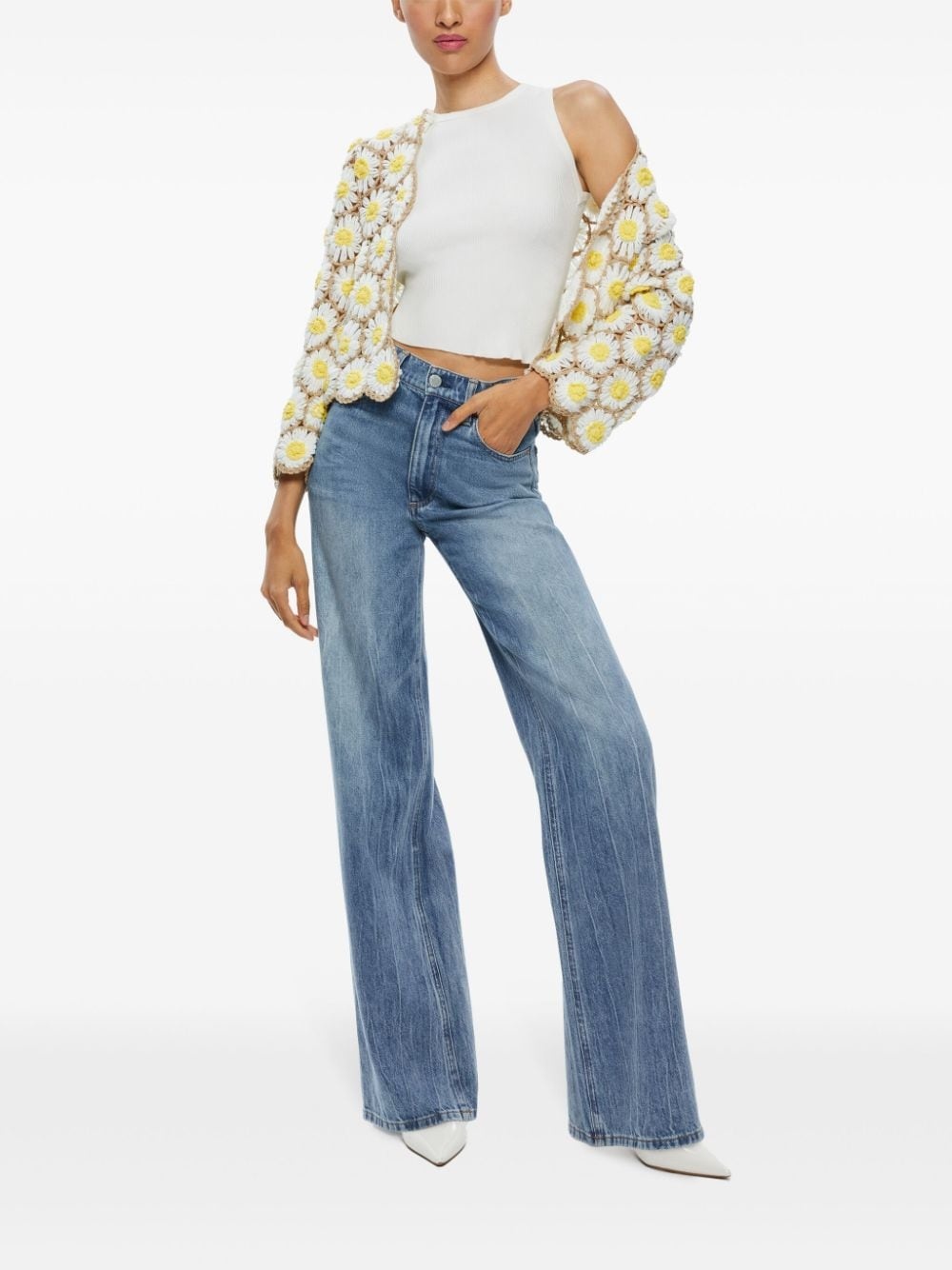 Anderson daisy crochet cardigan - 3