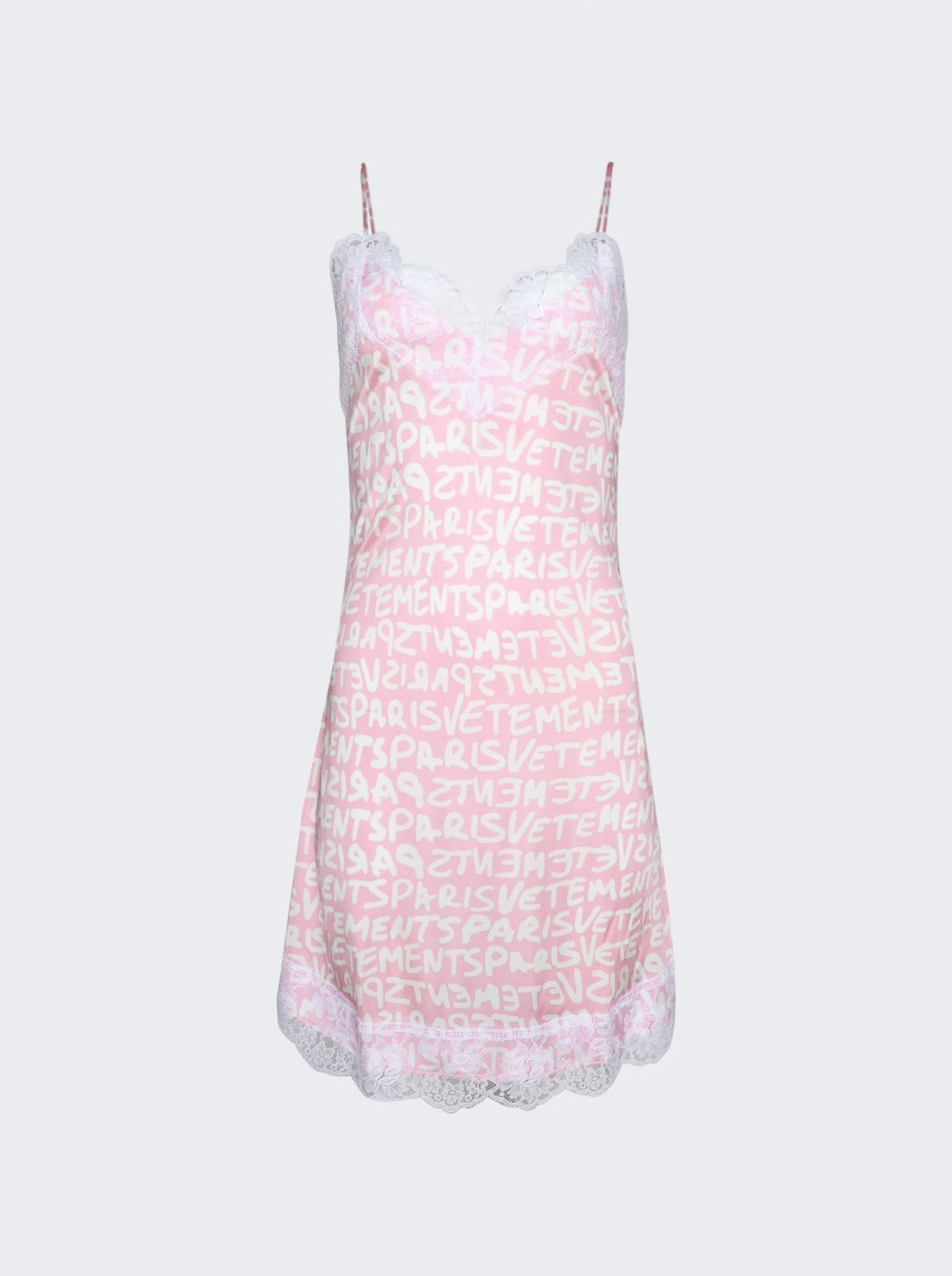 Night Gown Mini Dress Baby Pink - 1