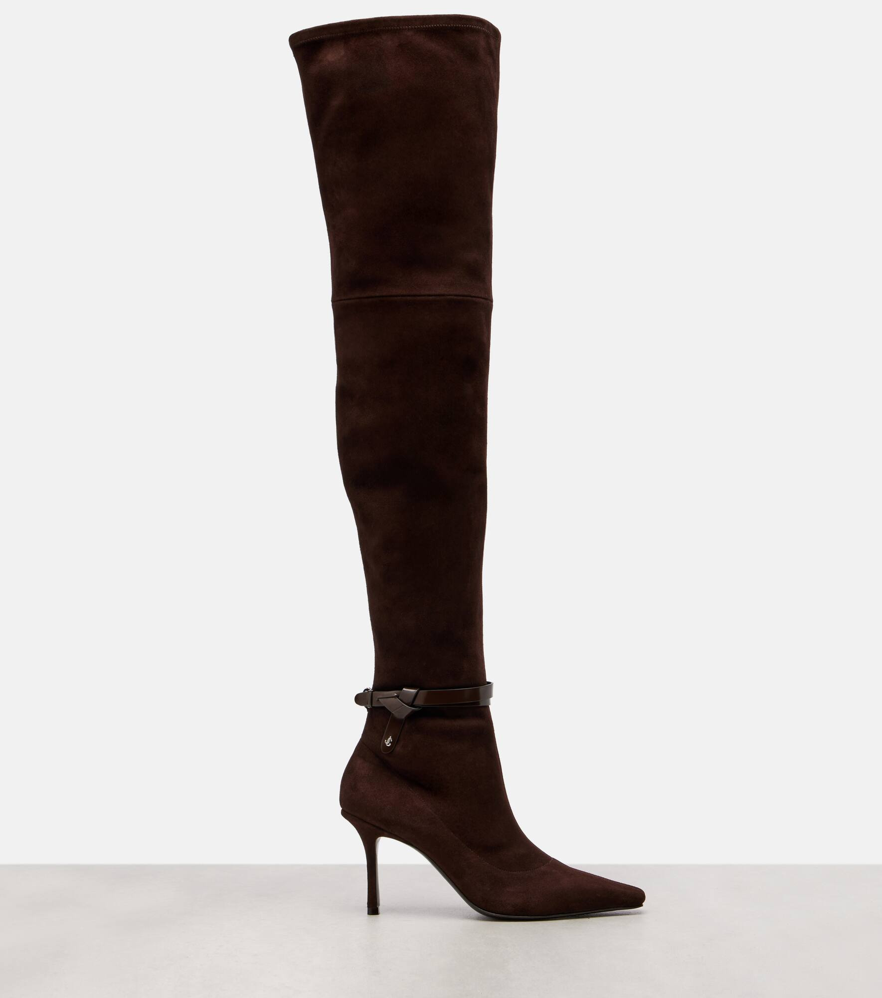 Camie 85 suede over-the-knee boots - 5