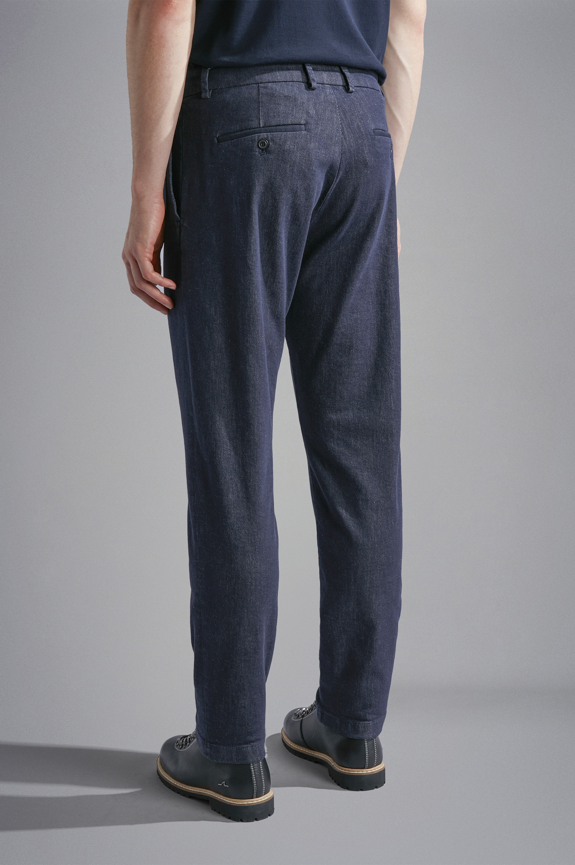COTTON STRETCH CHINO TROUSERS - 3