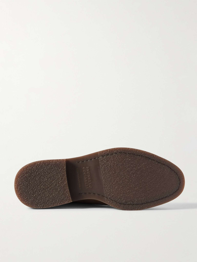 Brunello Cucinelli Suede Derby Shoes outlook